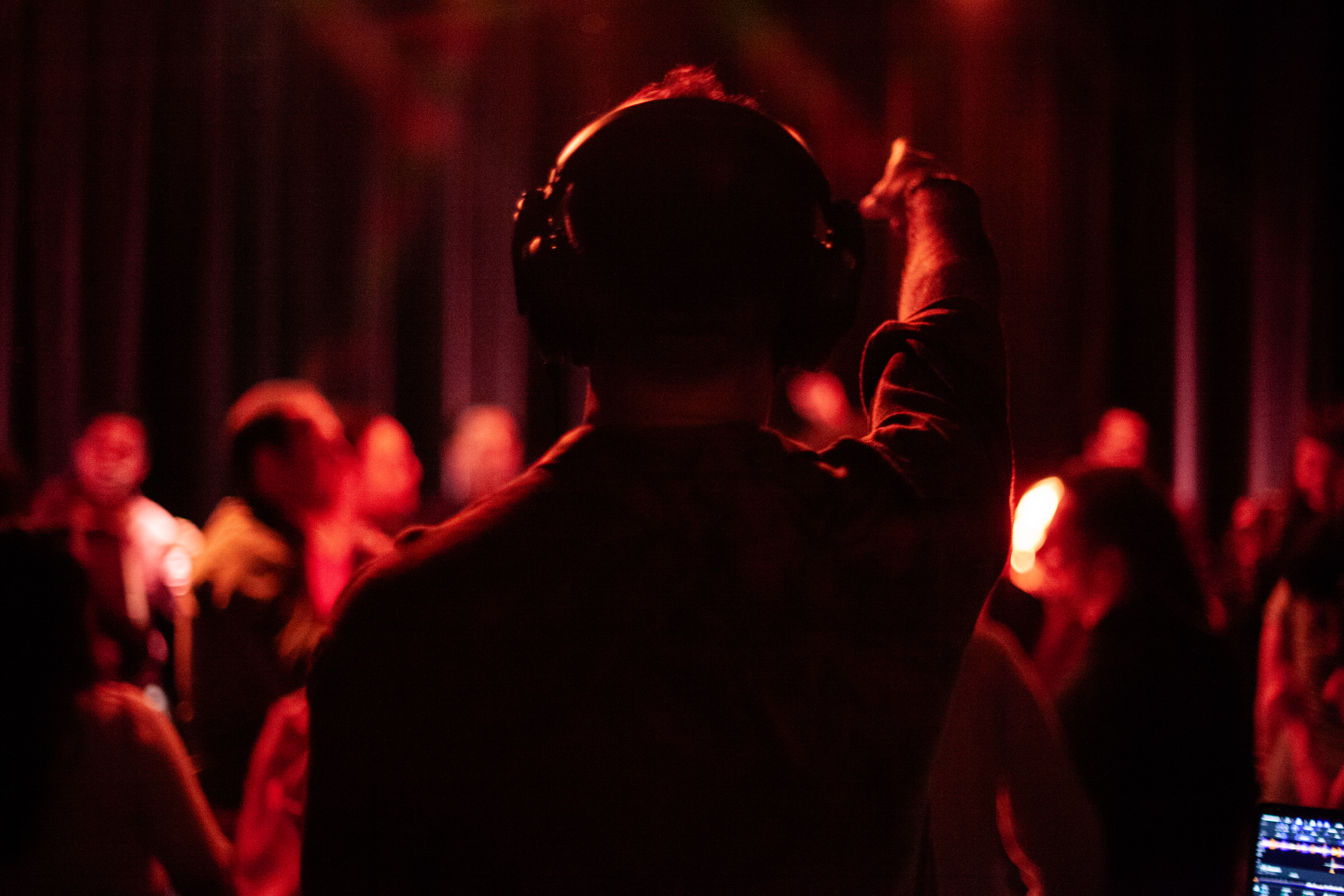 Red-room DJ frame